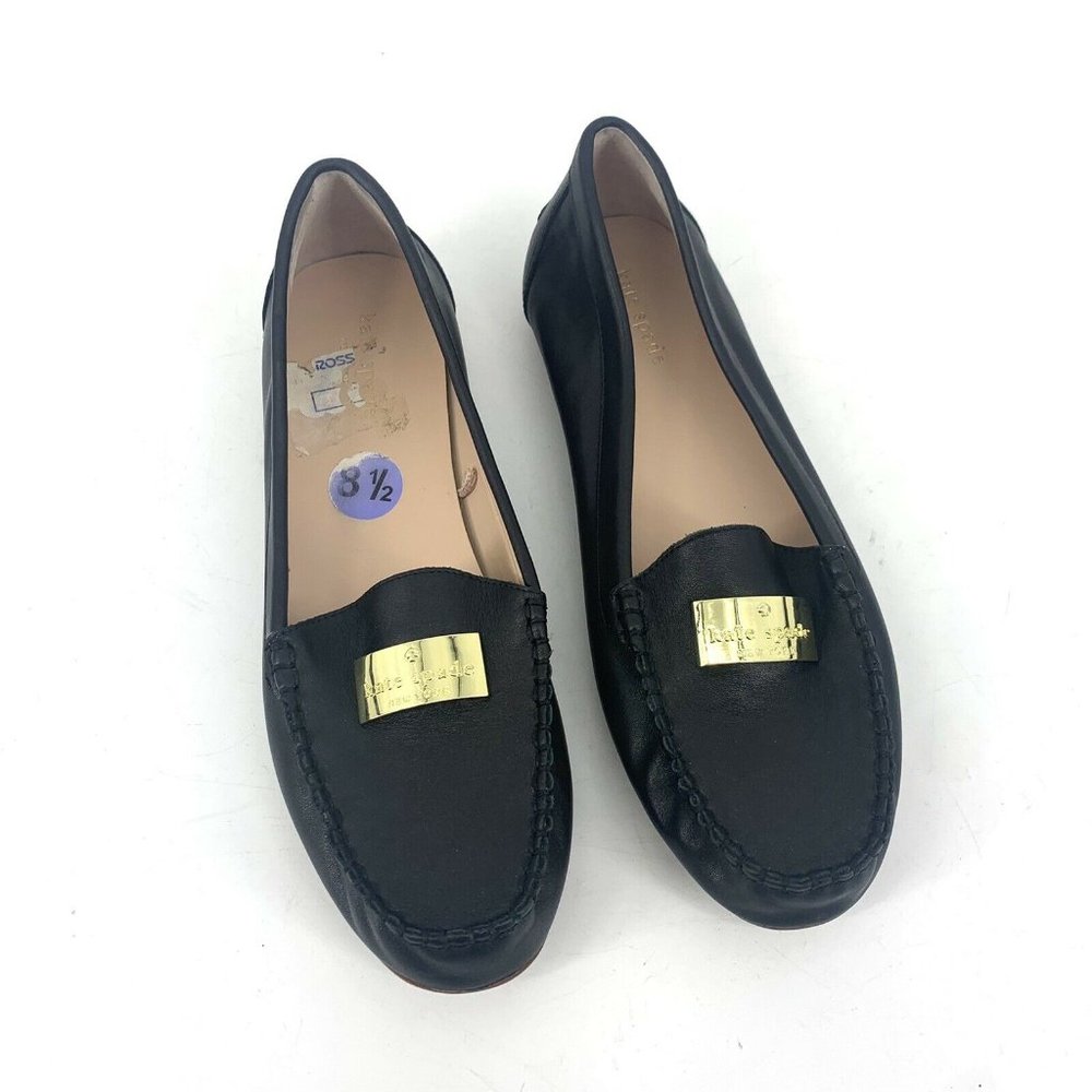Size 8.5 Kate Spade New York Black Loafers Flats B